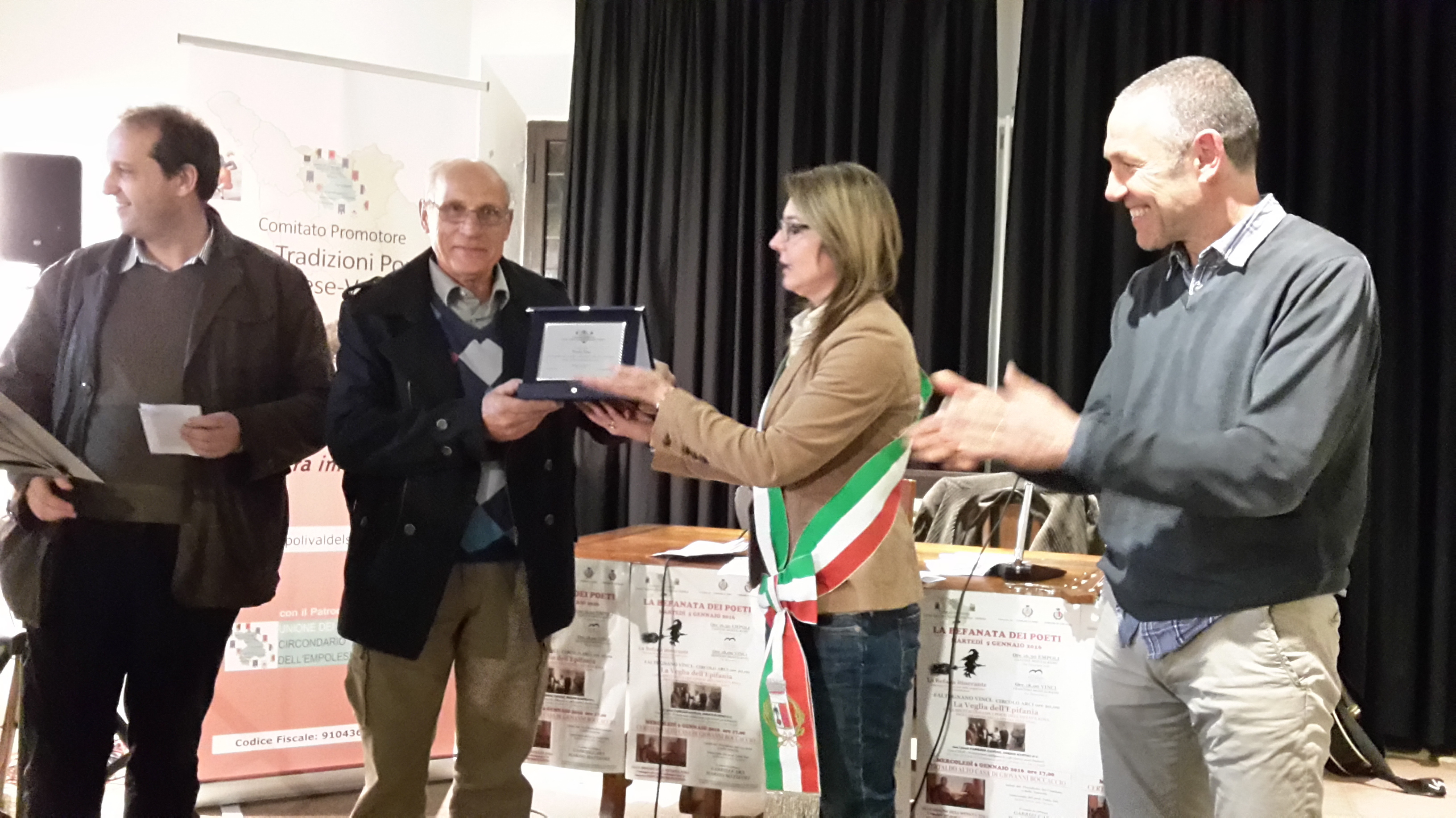 Consegna Della Targa D'Onore Alla Memoria Di Natale Masi-06/01/2016-