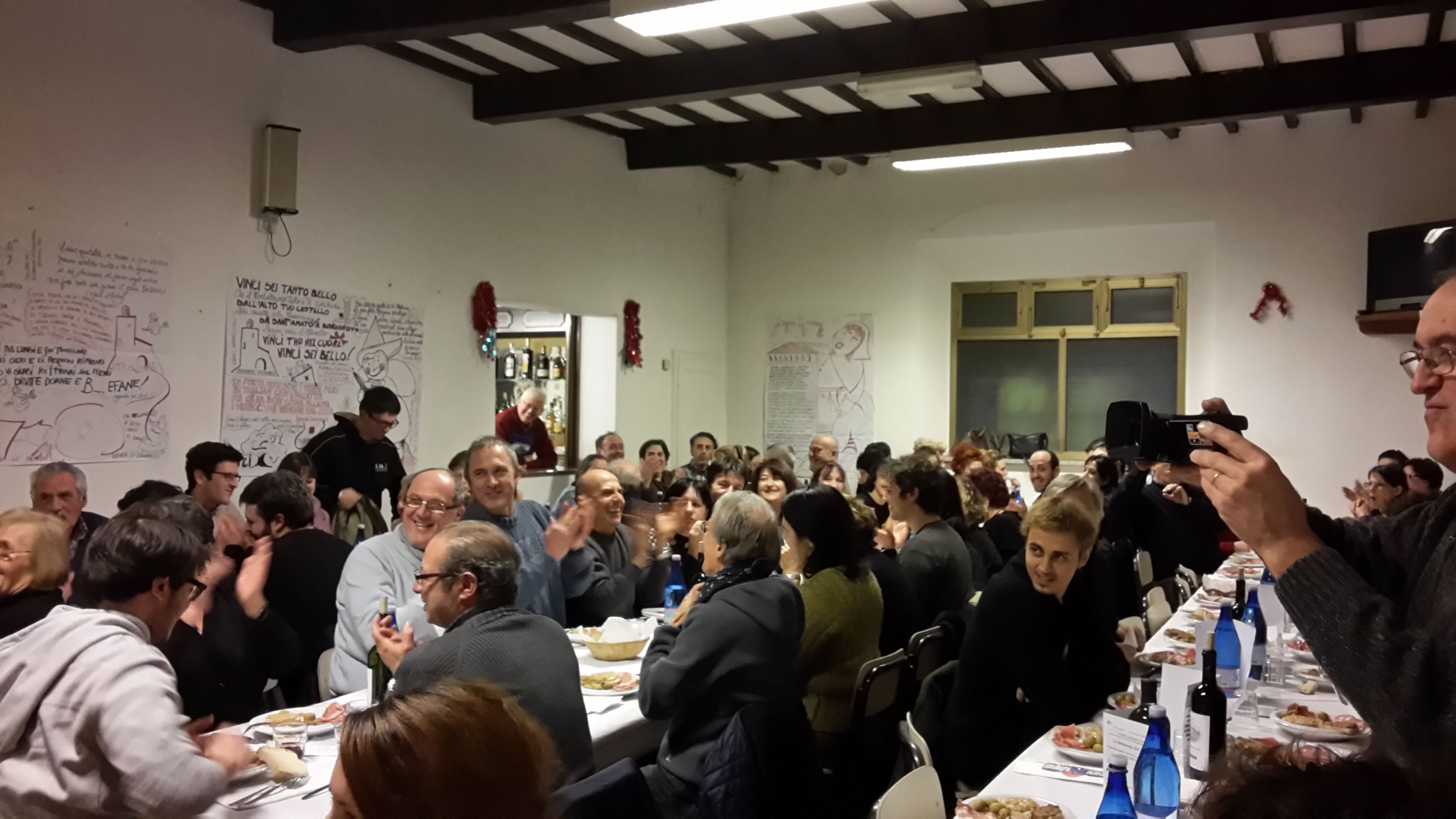 Pubblico Alla Befanata Dei Poeti Di Faltognano -05/01/2016-