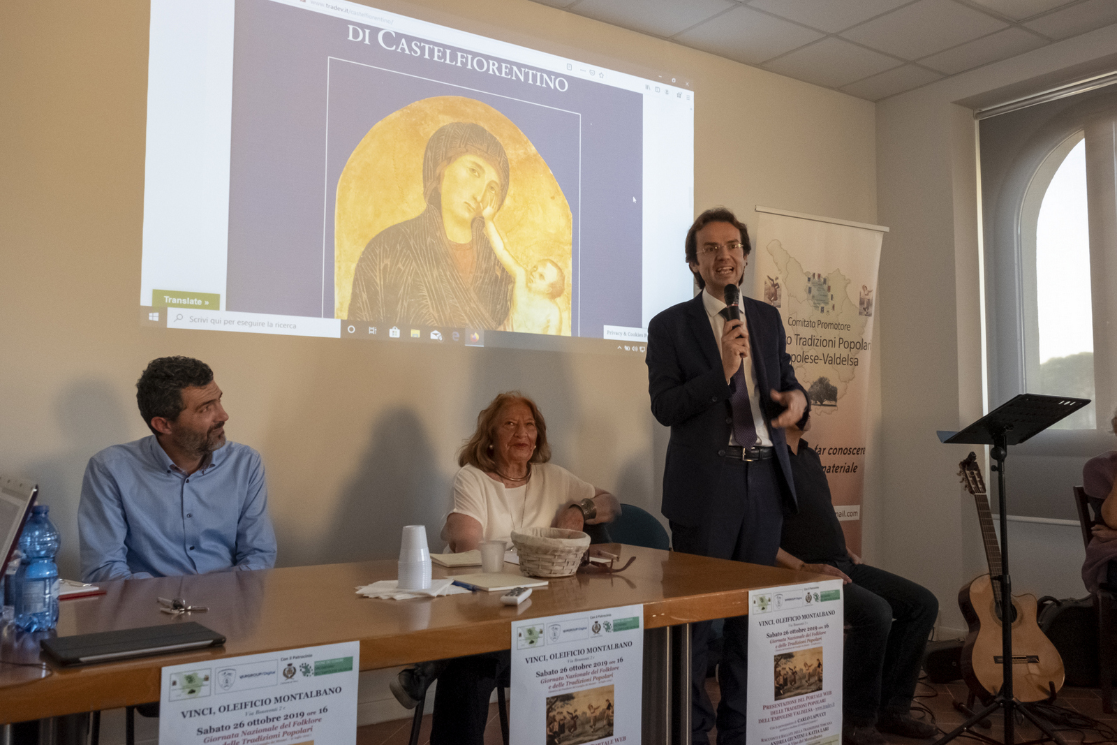 26/10/2019 - VINCI - Saluto del Consigliere regionale Enrico SOSTEGNI