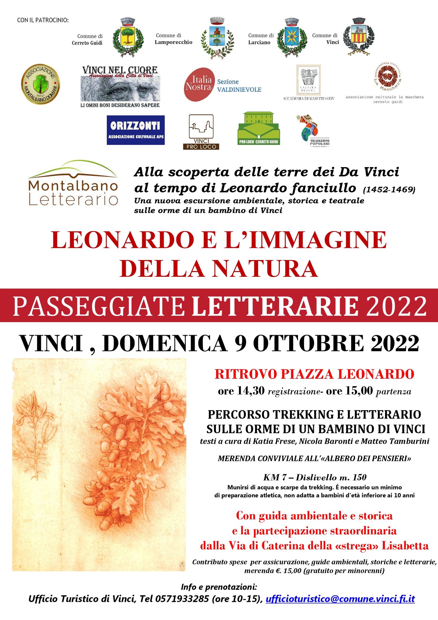 Passeggiate Letterarie 2022 - Leonardo e l'immagine della natura